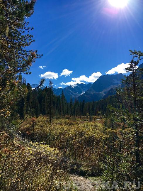 Дорога на Верхнее Мультинское озеро : Горный Алтай