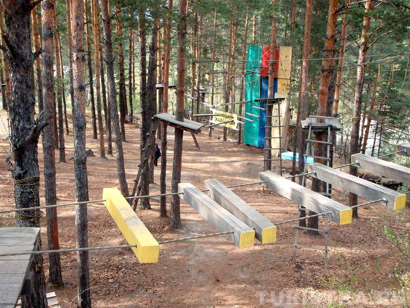 Веревочный парк на ГЭС