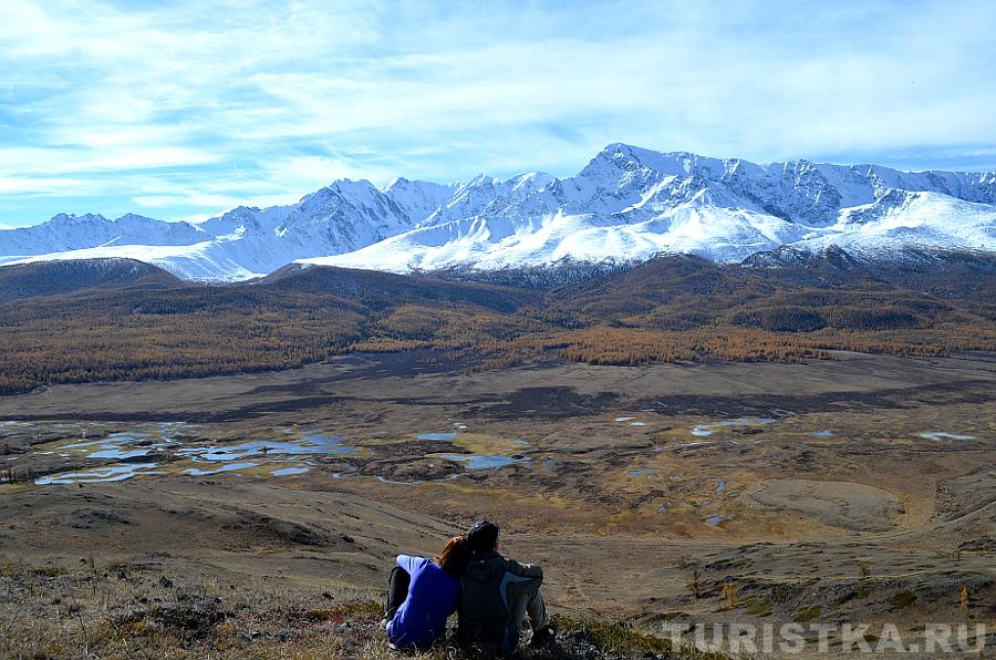 Урочище Ештукёль и Северо-Чуйский хребет