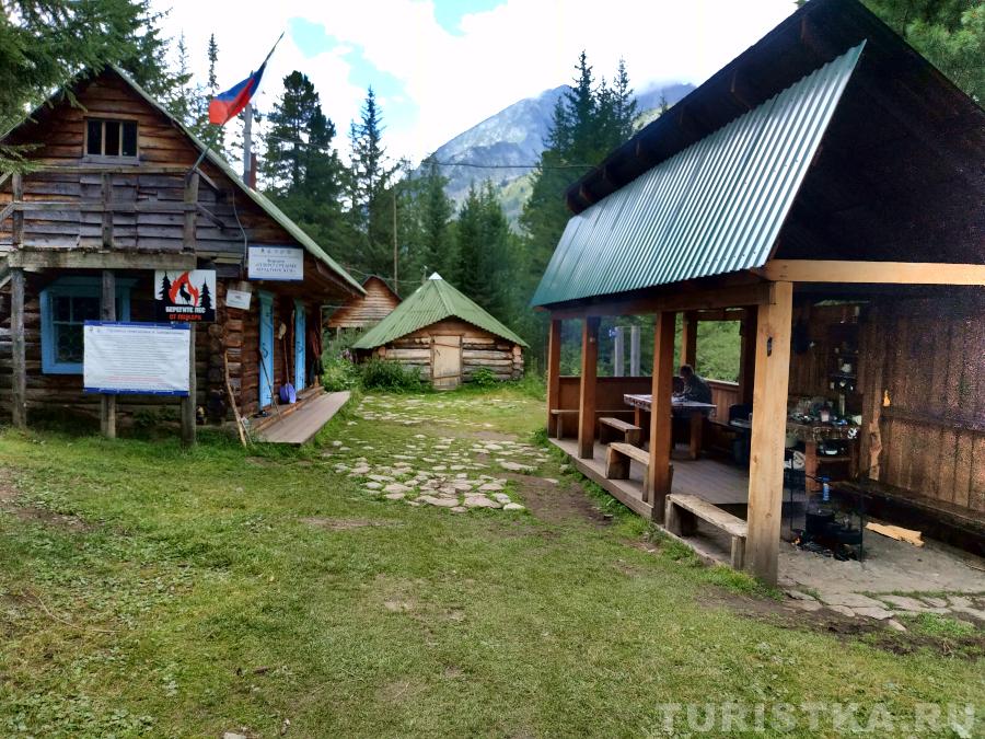 Кордон заповедника на Среднем Мультинском озере