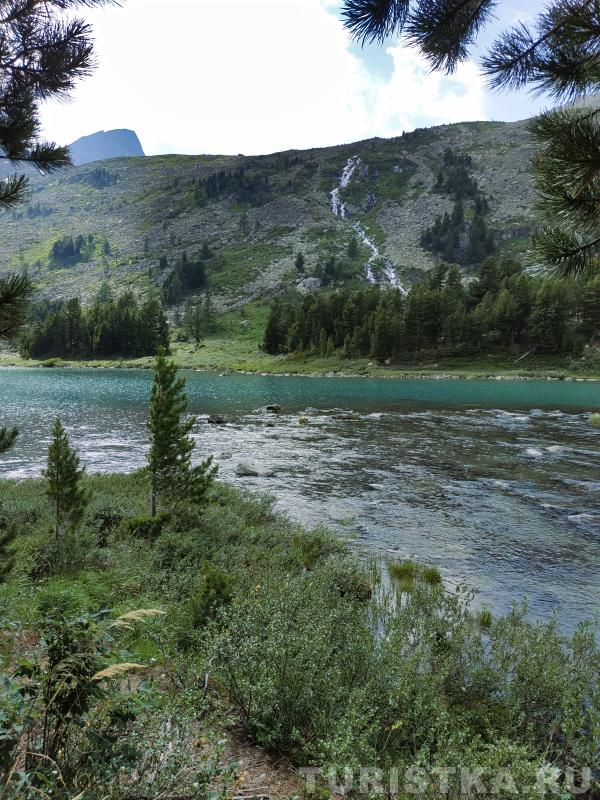 Озеро Крепкое переходит в реку Крекую