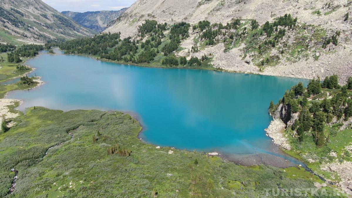 Озеро Крепкое, вид от Южного берега