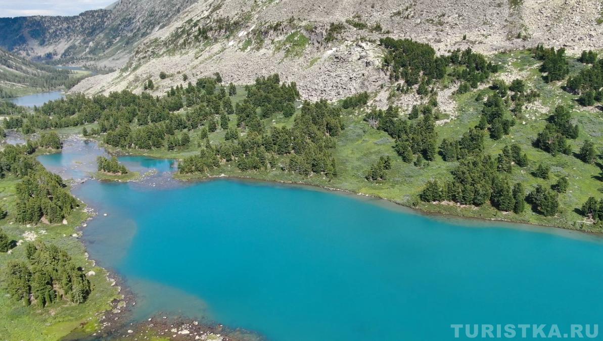 Озеро Крепкое, вид от Юго-Западного берега