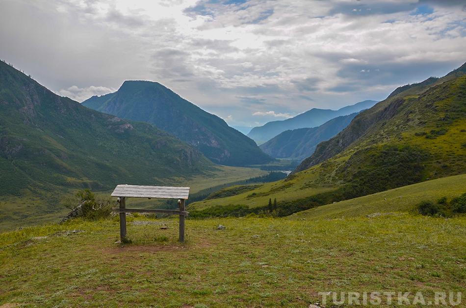 Плато от которого до слияния Катуни и Аргута только пешком