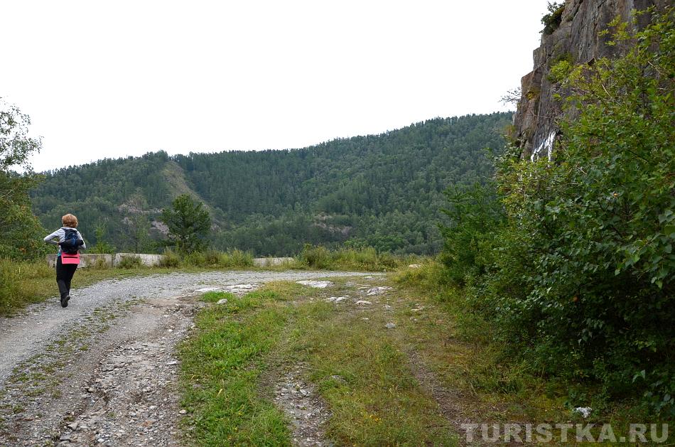 Резкий поворот около бома