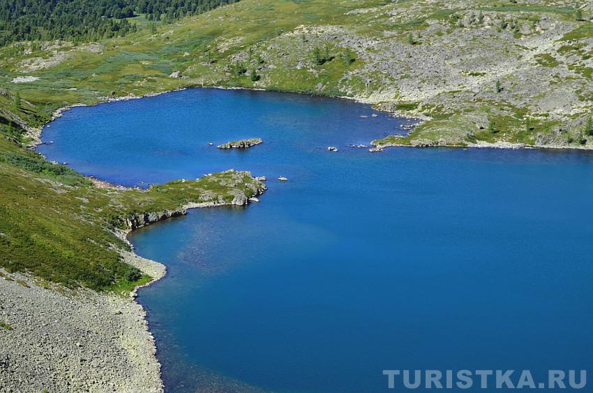 Озеро сверху