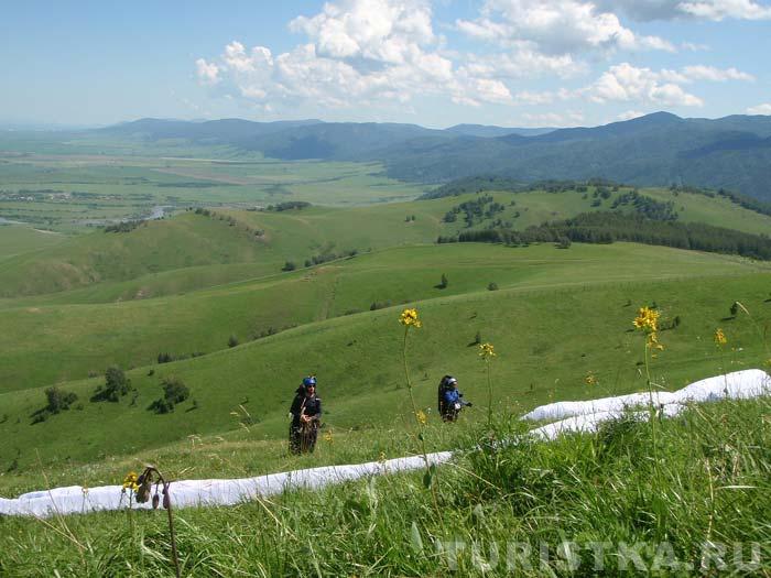 Соревнование парапланеристов