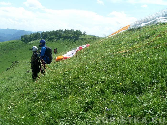 Полет в тандеме с инструктором