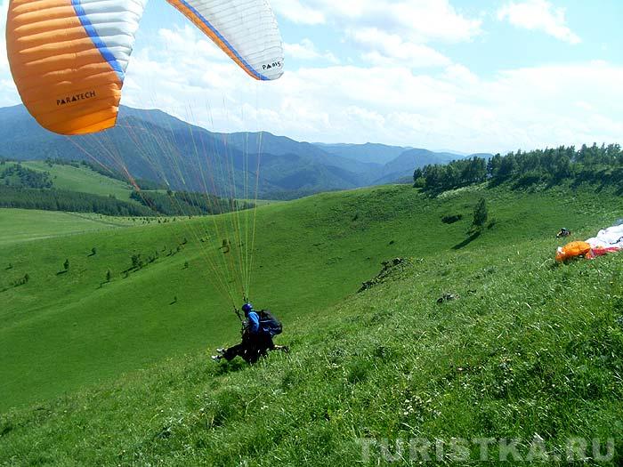 Полет в тандеме с инструктором
