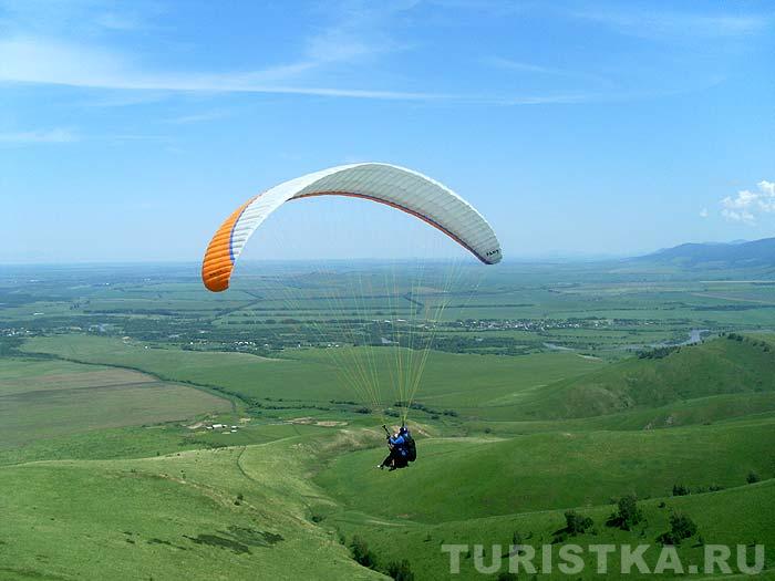 Полет в тандеме с инструктором