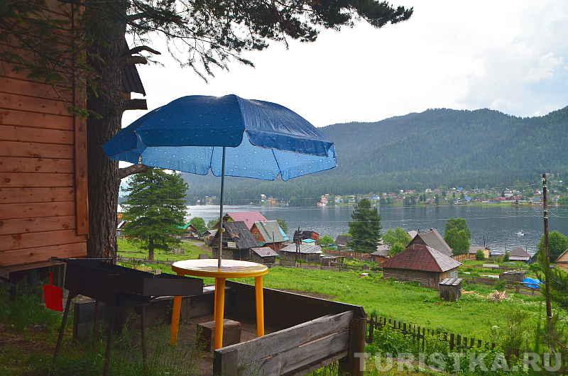 Мангальная зона у летнего дома