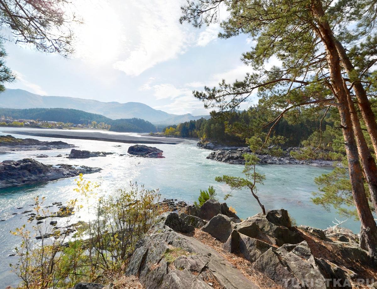 Манжерокский порог осенью