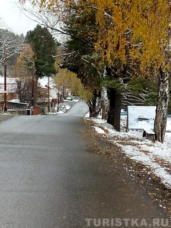 Снег в Артыбаше