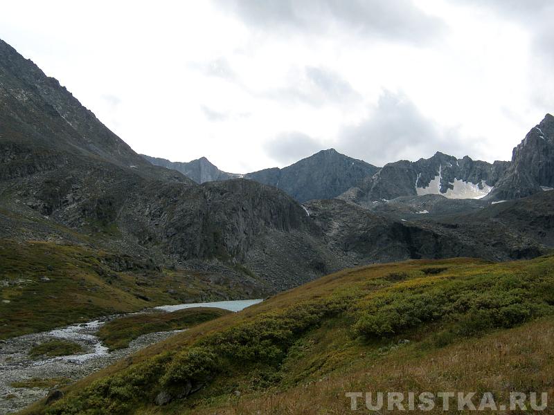 Нижнее озеро Акчан и устье реки Акчан