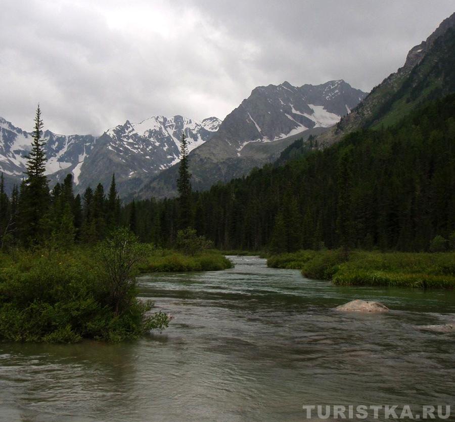 Река Мульта выше Среднего Мультинского озера