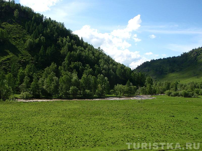 Река Песчаная выше с. Ильинка