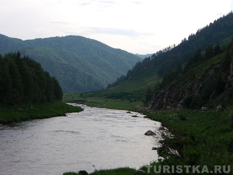 Река Песчаная в урочище Щеки