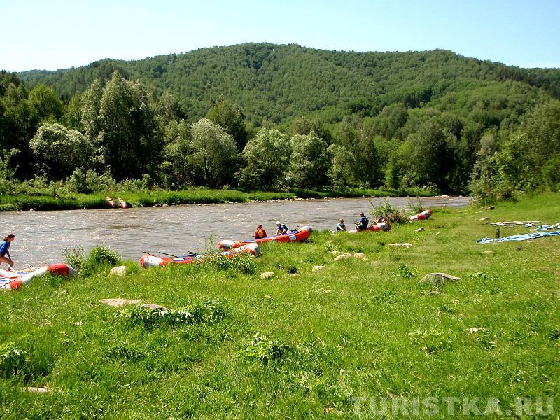 Река Песчаная в урочище Щеки