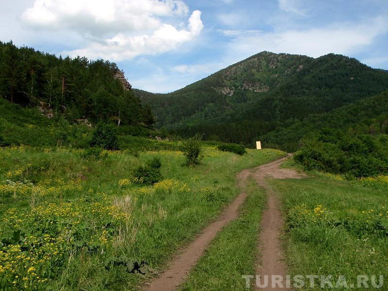 Дорога от реки Быстрая к Песчаной