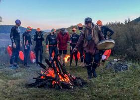 Горный Алтай : Первый экстремальный триатлон в России : Wild Siberia xtreme triathlon 2020 : Этап Плавание 