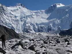 Горный Алтай : Ледник Аккем : Белуха, Аккемский ледник