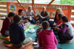 Горный Алтай : Первый летний фестиваль Байана 2014 : Мастер-класс Олега Аронова