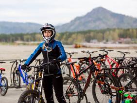 Горный Алтай : Байк-парк Всесезонного курорта «Манжерок» 