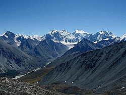 Горный Алтай : Перевал Каратюрек : Вид с перевала Каратюрек на Белуху