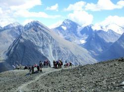 Горный Алтай : Поход к горе Белуха : Перевал Каратюрек