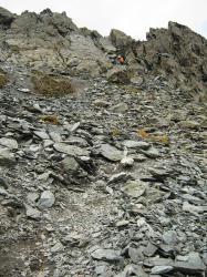 Горный Алтай : Перевал Куйгук : Крутой подъем перед самым перевалом