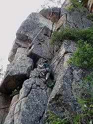 Горный Алтай : Фестиваль Песчаная-2011 : Трасса для скалолазания