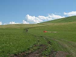 Горный Алтай : Фестиваль Песчаная-2011 : Подъем на гору Толстуха