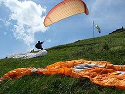 Горный Алтай : Фестиваль Песчаная-2011 : Соревнование парапланеристов