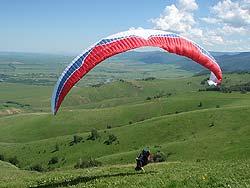 Горный Алтай : Фестиваль Песчаная-2011 : Соревнование парапланеристов