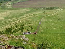 Горный Алтай :  Фе стиваль Песчаная-2011 : Подъем на гору Толстуха