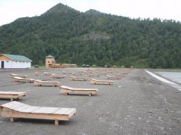 Чемальский район : туркомплекс Рублевка : искусственное озеро