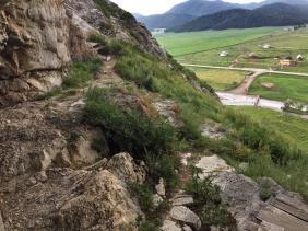 Вид от пещеры