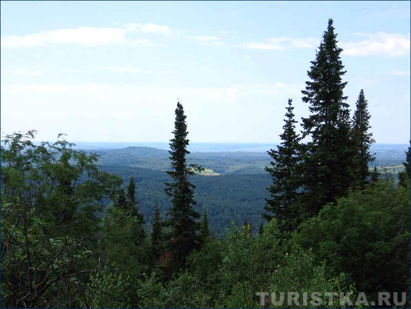 Панорама Салаира с горы