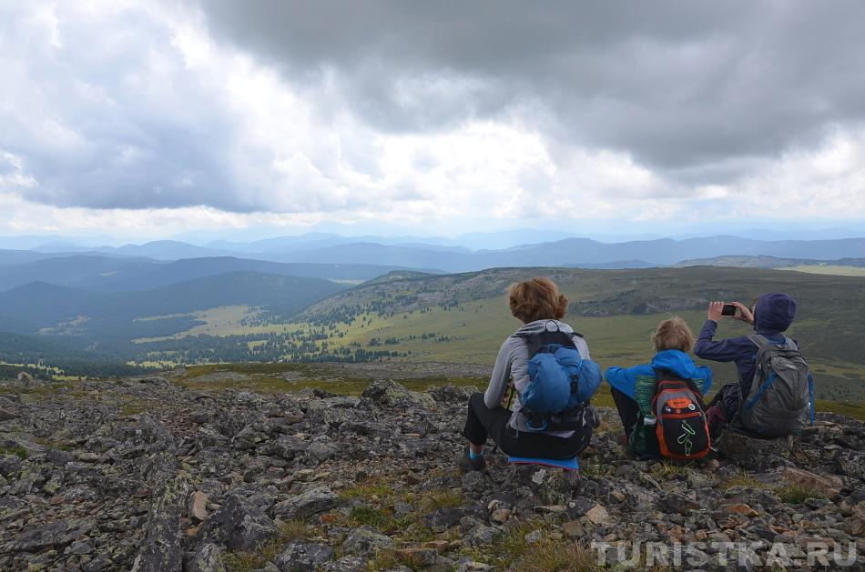Вид со склона горы Сарлык