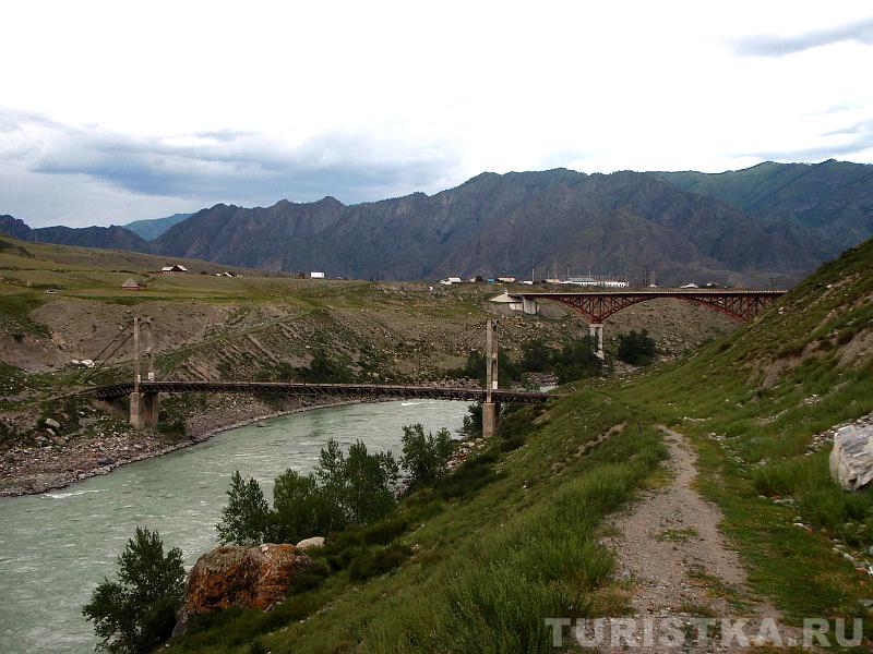 Два моста в селе Иня