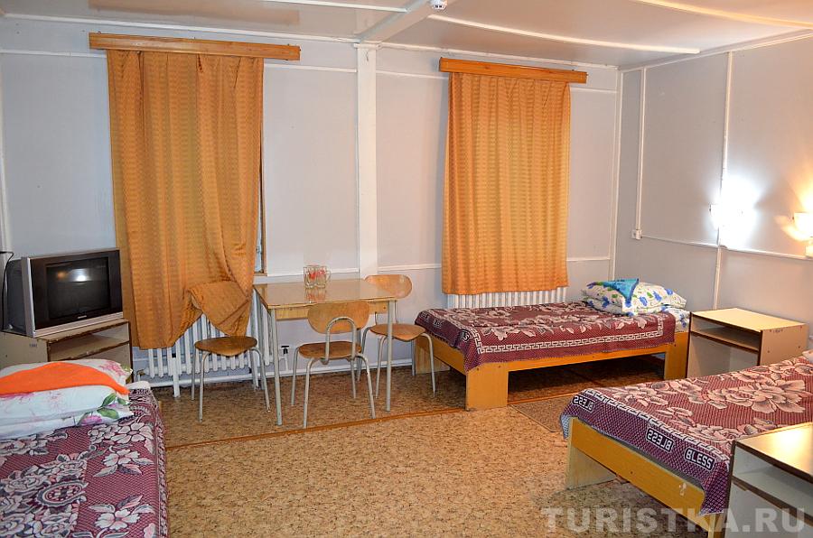 3-местный номер в Гостинице Лена на базе Семинский перевал