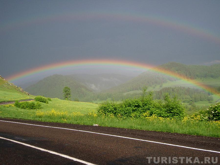 Красота на Чуйском тракте перед Чергой