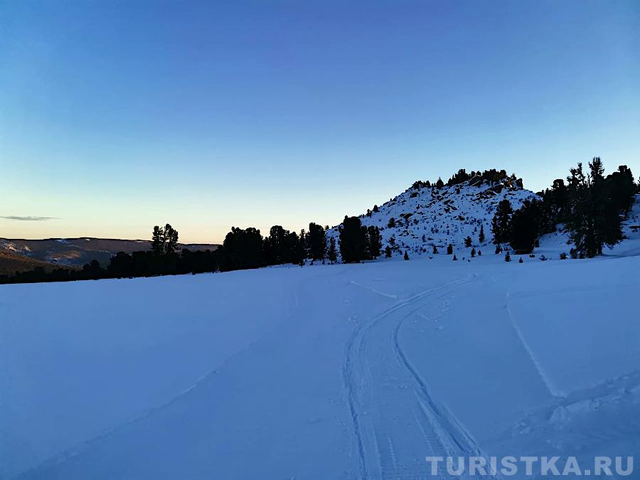 Вид с севера с Туралинского лога