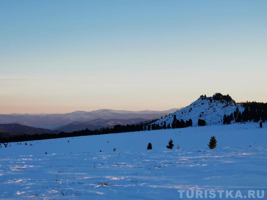 Вид с севера с Туралинского лога