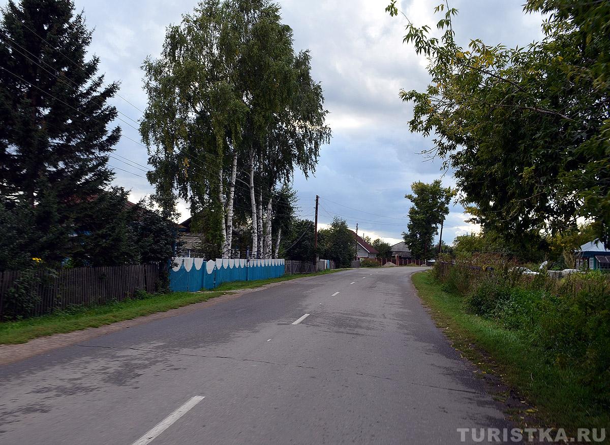 Улица Советская в селе Сычевка