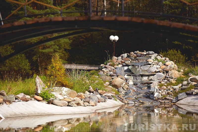 На территории базы отдыха