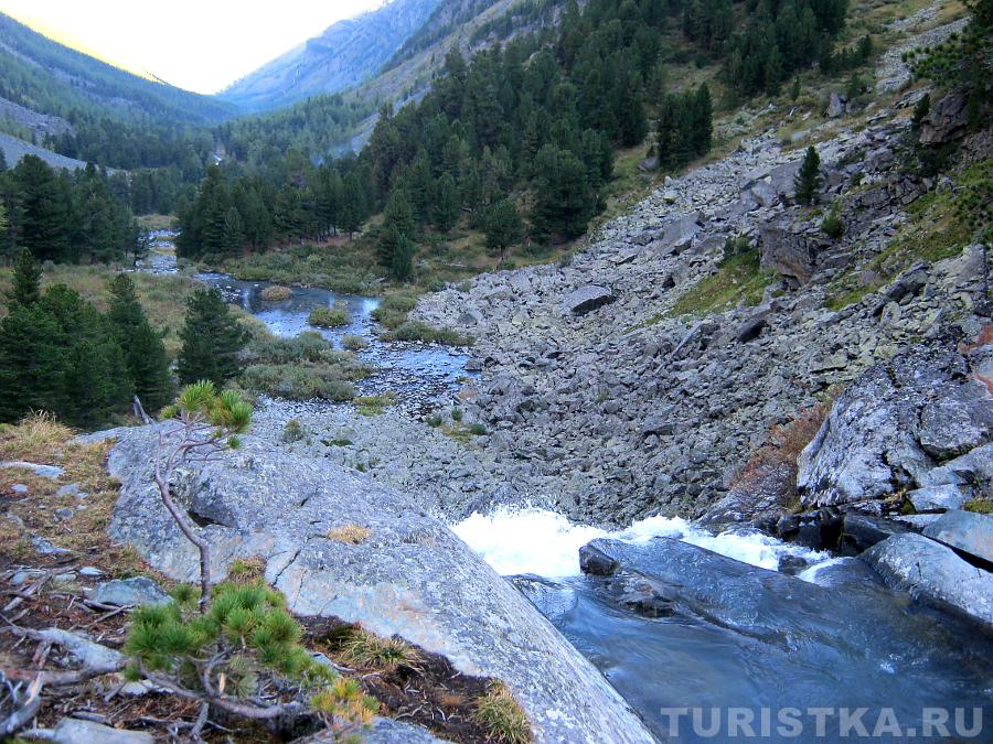 Начало водопада