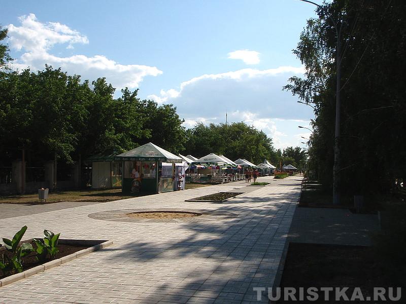 Бульвар вдоль пляжей