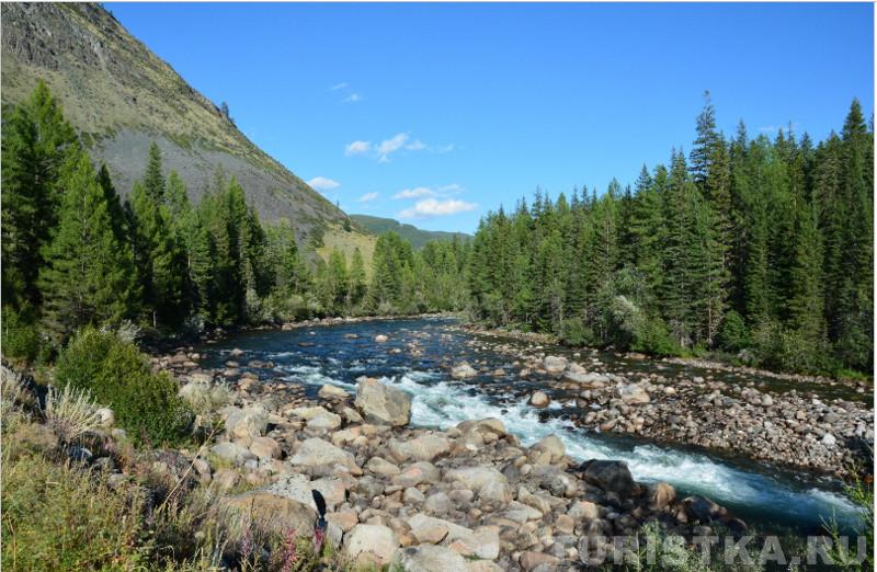 Река Чулышман (Язула, кордон)
