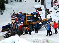 Ратрак на горе Кокуя на Телецком озере